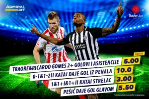 Derbi specijal? Ima na AdmiralBetu!